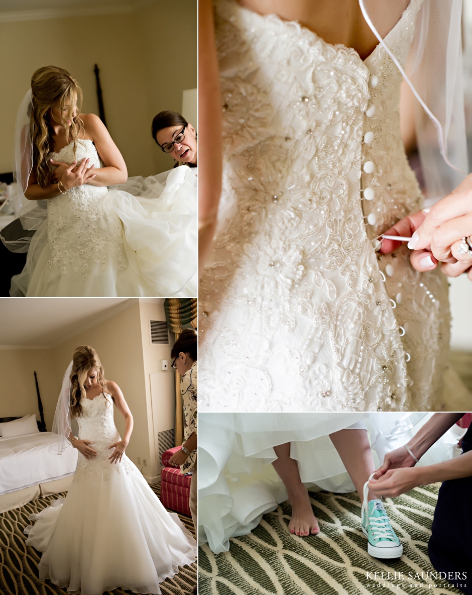 bride getting ready